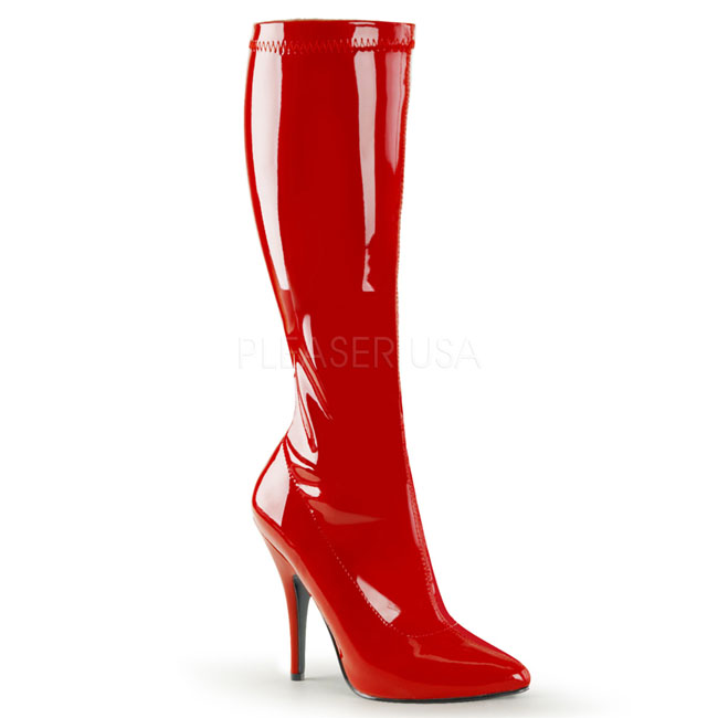 SEDUCE-2000 botas tacn alto rojo talla 41 - 42
